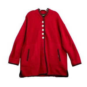 Vintage Geiger Wool Jacket Women 38 Outdoor Gorpcore Preppy Workwear Winter Coat